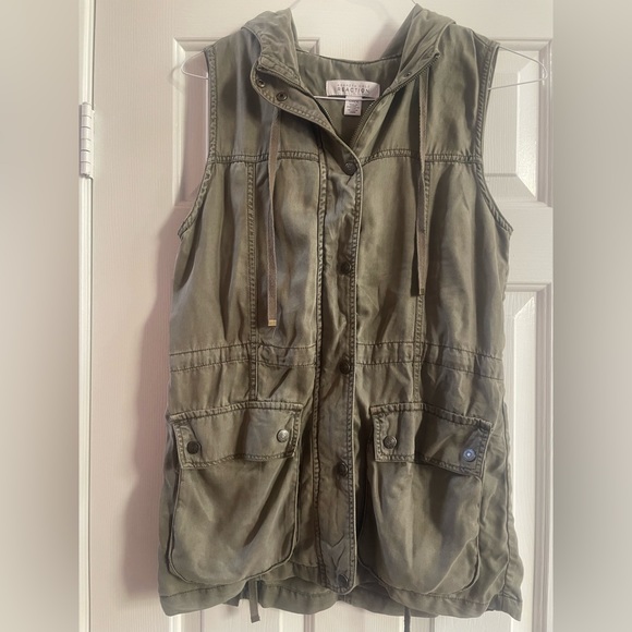 Kenneth Cole reaction‎ Utility Green Vest Size S - Picture 1 of 4